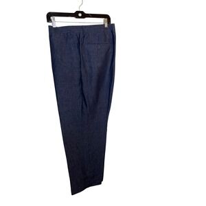 Joseph Abboud Heritage Mens Navy Blue 100% Linen Dress Slacks Pants 42x28